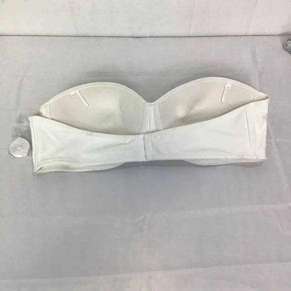 Dominique Strapless Bra White Size 48C Seamless Supportive Full Coverage - Picture 3 of 10